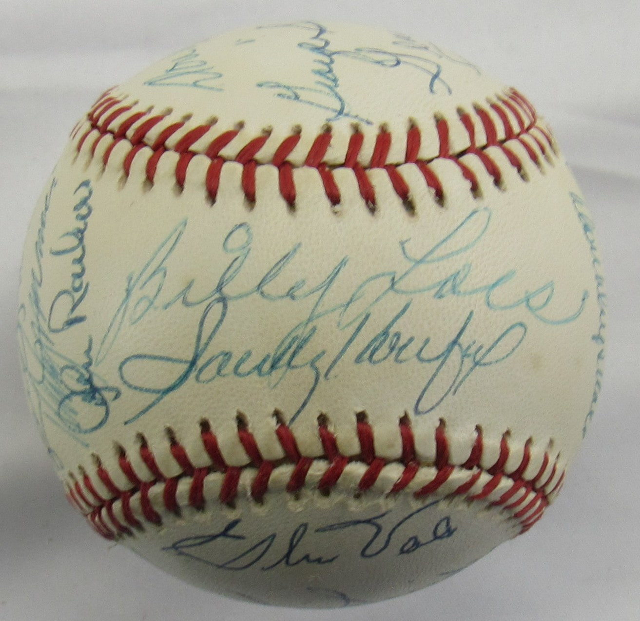 Dodgers Hall of Famers and Greats Sandy Koufax Don Drysdale Signed Auto Baseball JSA LOA ZZ63166