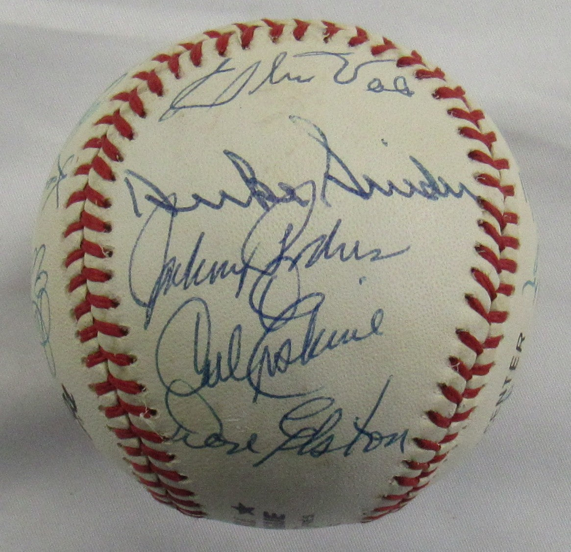Dodgers Hall of Famers and Greats Sandy Koufax Don Drysdale Signed Auto Baseball JSA LOA ZZ63166