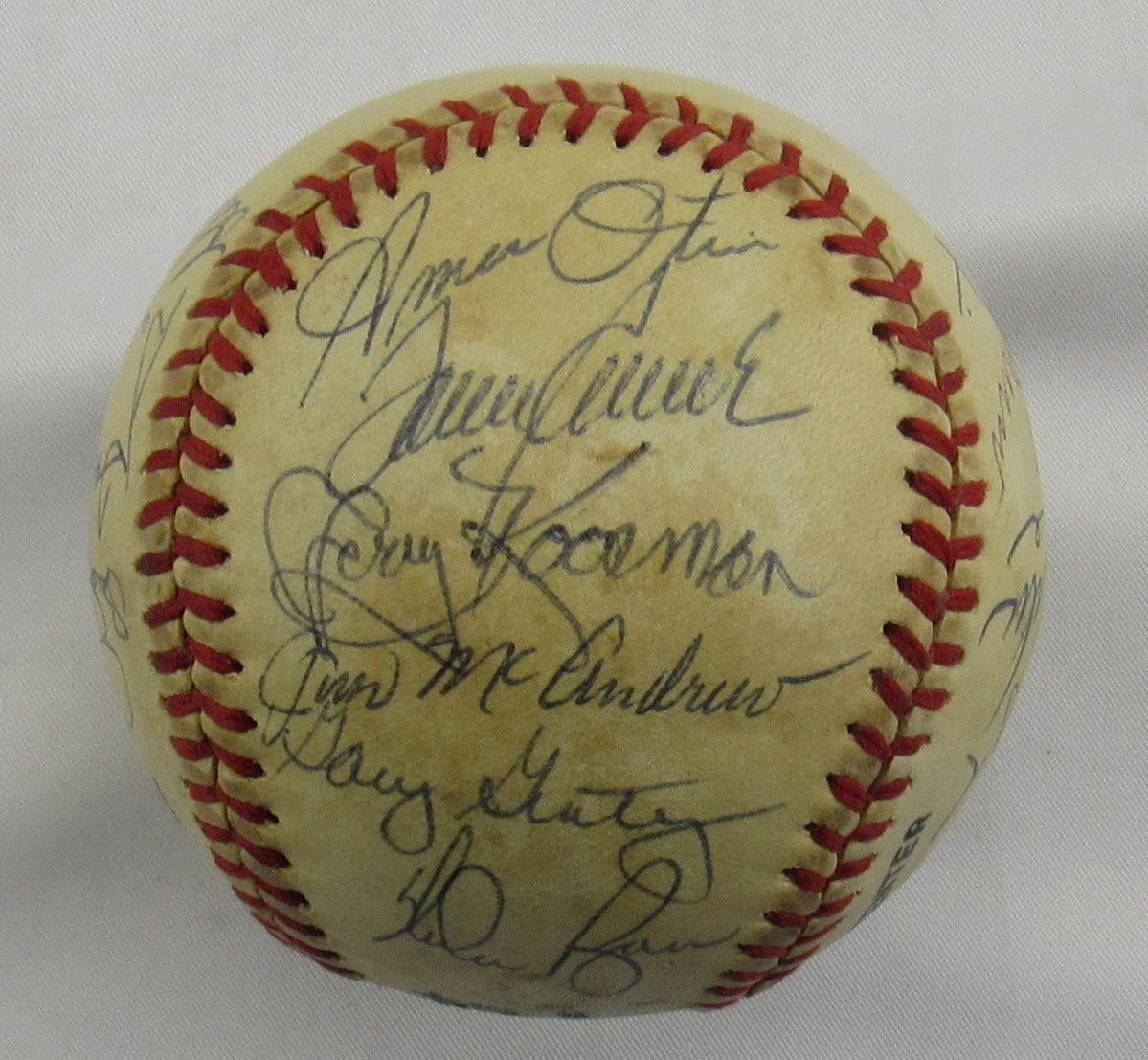 1969 World Series Champion New York Mets Nolan Ryan Tom Seaver Signed Auto Baseball JSA LOA ZZ63167