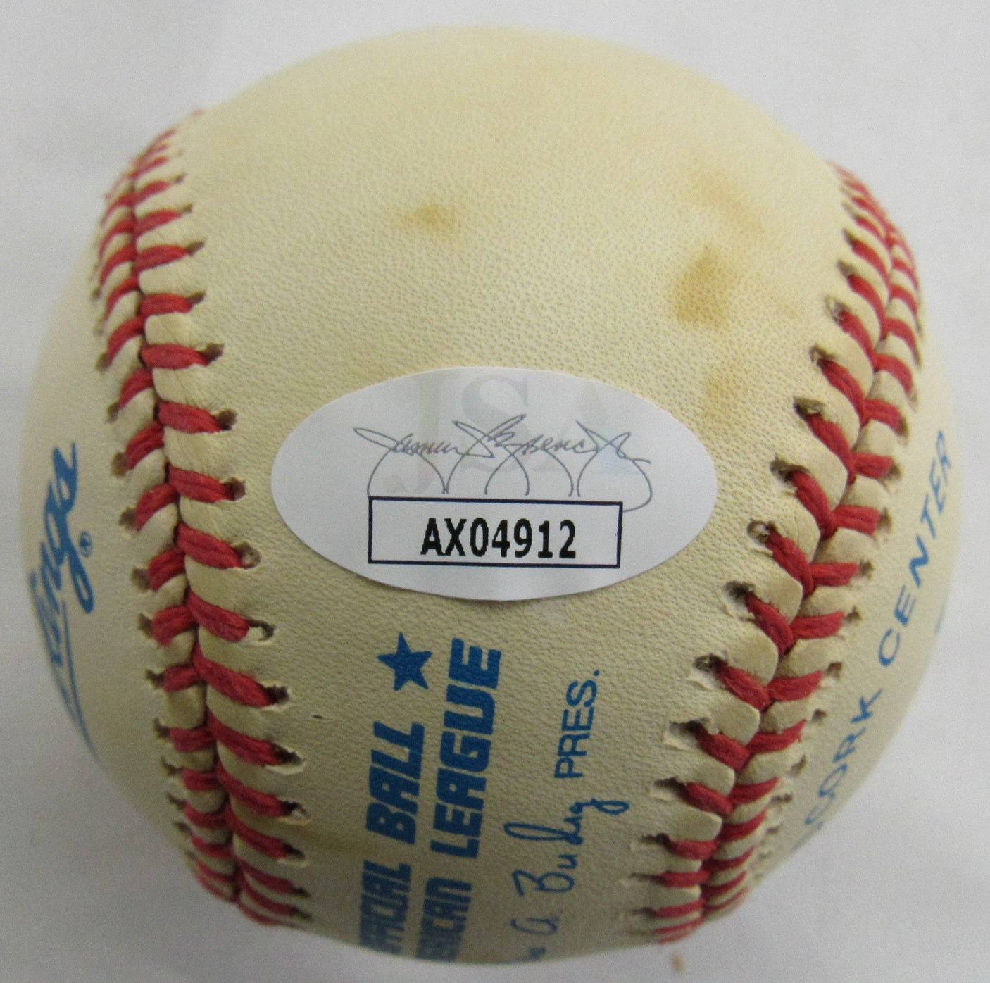 Bill Stafford Signed Auto Autograph Rawlings Baseball JSA AX04912