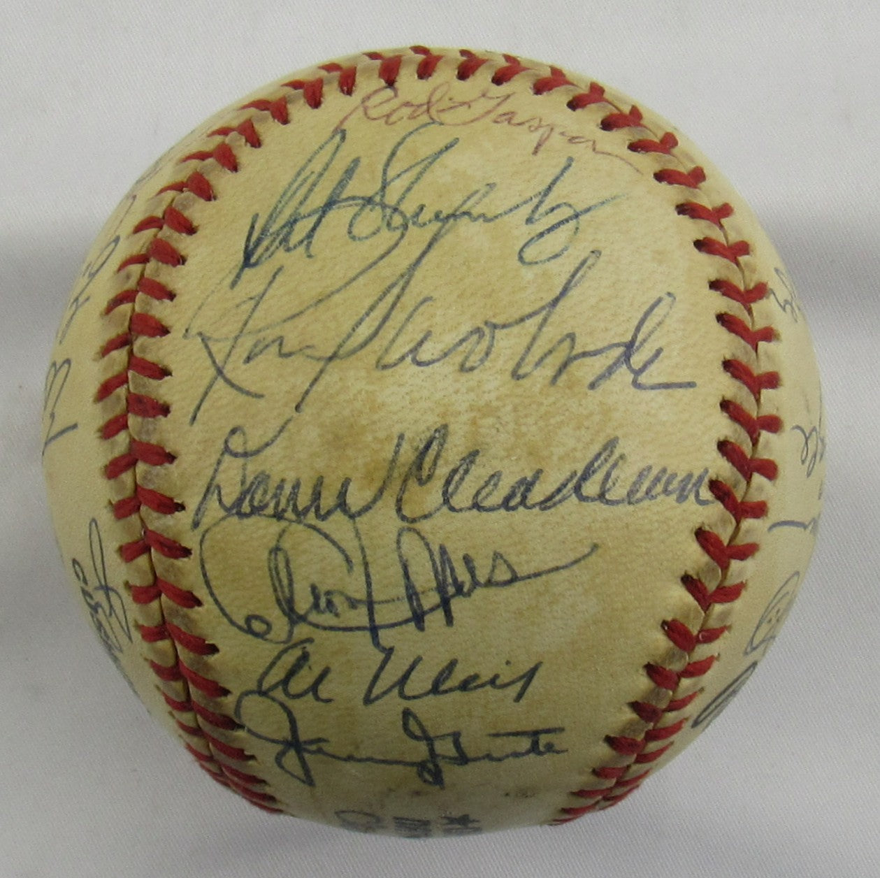1969 World Series Champion New York Mets Nolan Ryan Tom Seaver Signed Auto Baseball JSA LOA ZZ63167