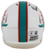 Dolphins Dwight Stephenson "HOF 98" Signed Speed Mini Helmet BAS Witnessed