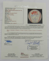 1986 World Series Champion New York Mets Signed Auto Baseball JSA LOA ZZ10210