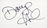 Daryl Hannah & Tom Hanks Splash Signed Index Card Framed Display BAS #AC26577