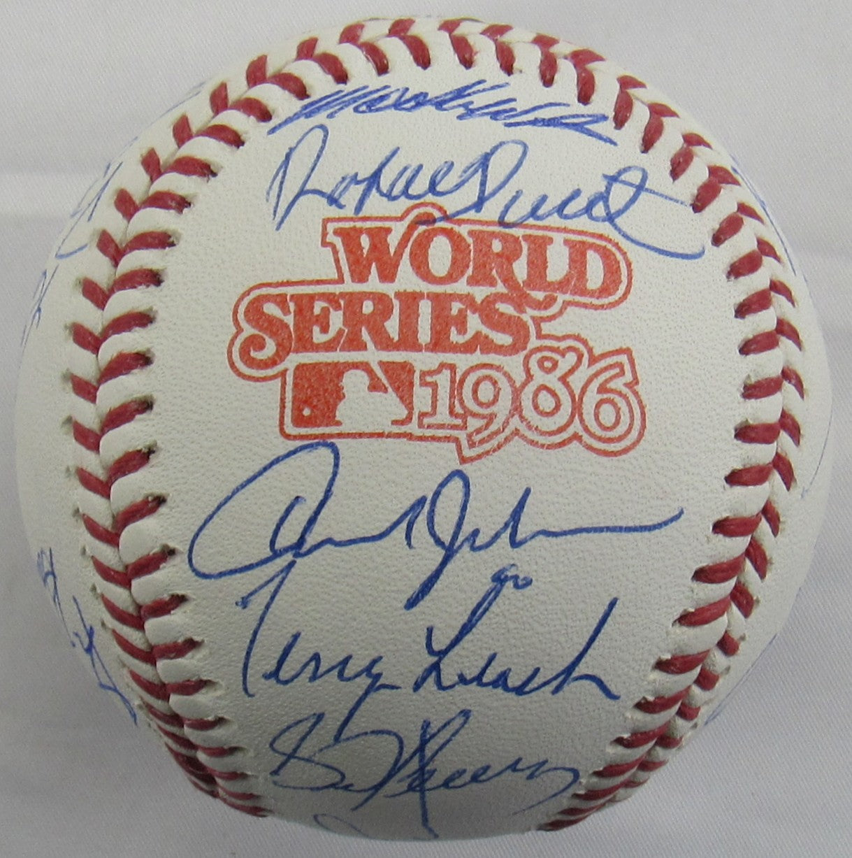 1986 World Series Champion New York Mets Signed Auto Baseball JSA LOA ZZ10212