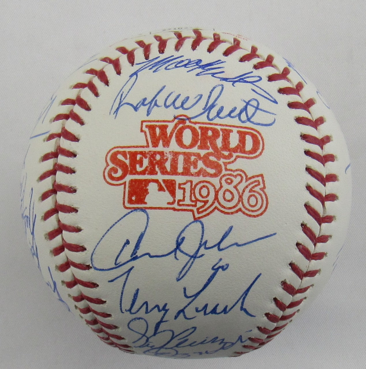 1986 World Series Champion New York Mets Signed Auto Baseball JSA LOA ZZ10213