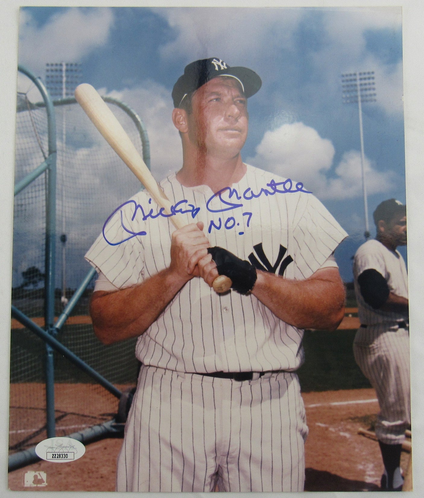 Mickey Mantle Signed Auto 8x10 Photo JSA LOA ZZ28330
