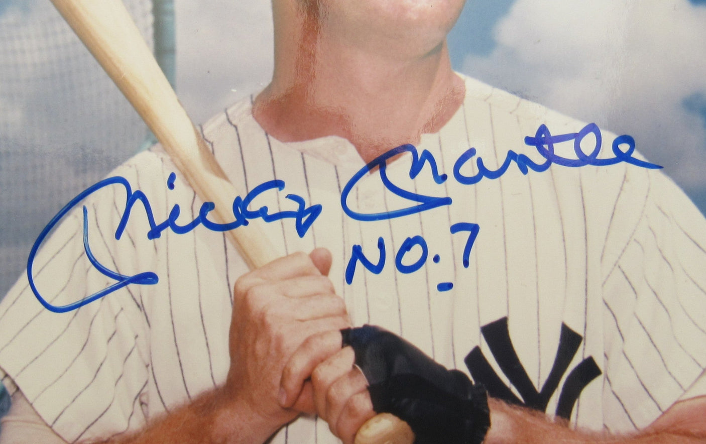 Mickey Mantle Signed Auto 8x10 Photo JSA LOA ZZ28330