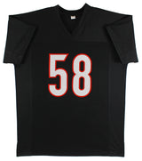 Joseph Ossai Authentic Signed Black Pro Style Jersey Autographed BAS Witnessed 2