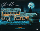 Chevy Chase Christmas Vacation Signed 16x20 House Christmas Lights Photo BAS W 1