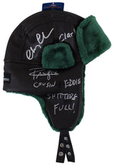 Chevy Chase & Randy Quaid Christmas Vacation "3x Insc" Signed Hat BAS #BK88253