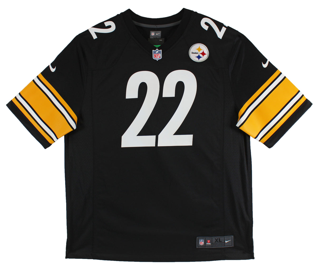 Steelers Najee Harris Authentic Signed Black Nike Jersey Autographed Fan COA