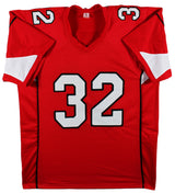 Budda Baker Authentic Signed Red Pro Style Jersey Autographed BAS Witnessed