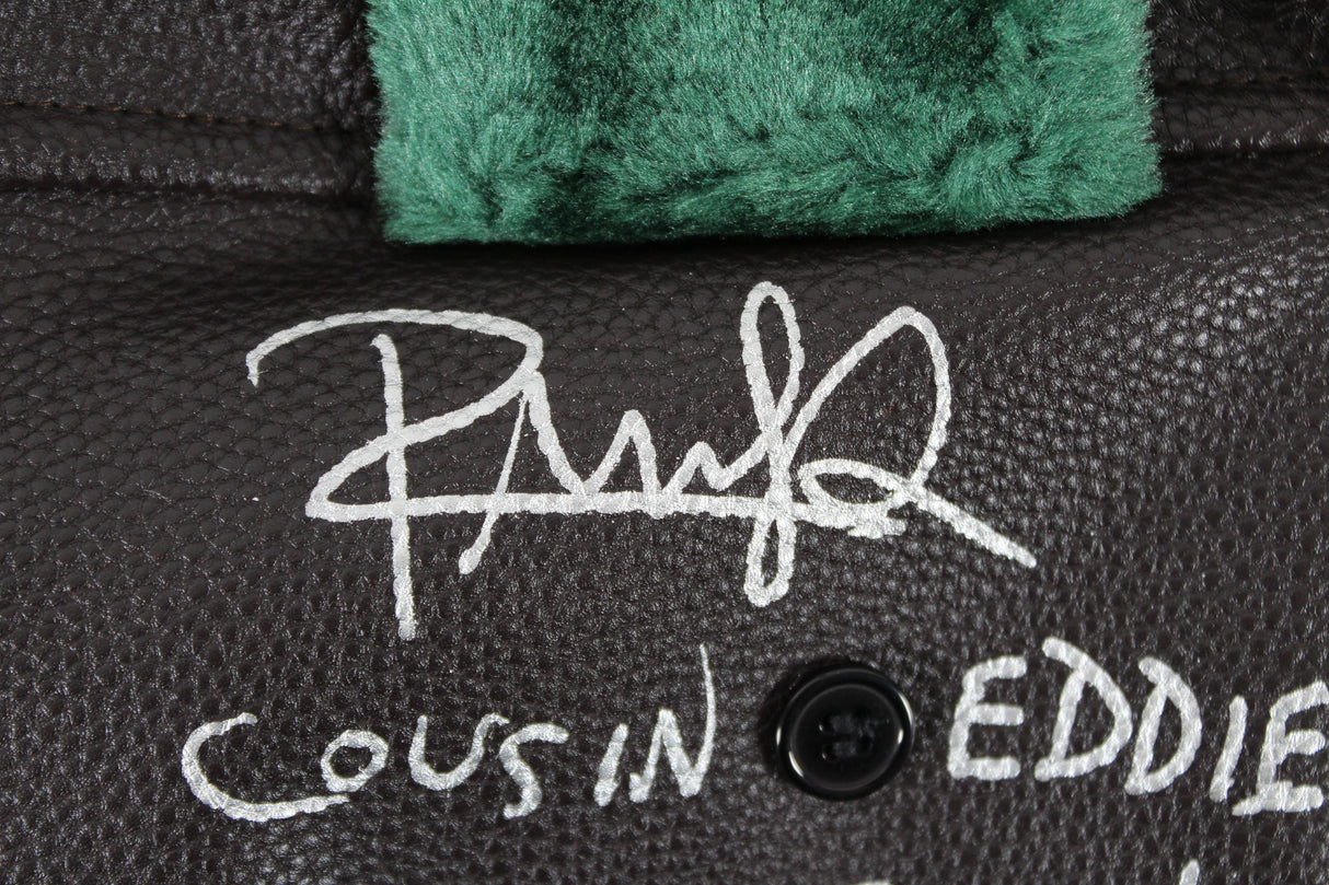 Chevy Chase & Randy Quaid Christmas Vacation "2x Insc" Signed Hat BAS #BK88260