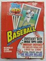 1991 Topps Baseball Wax Box - Mark Whiten Error, Chipper Jones RC