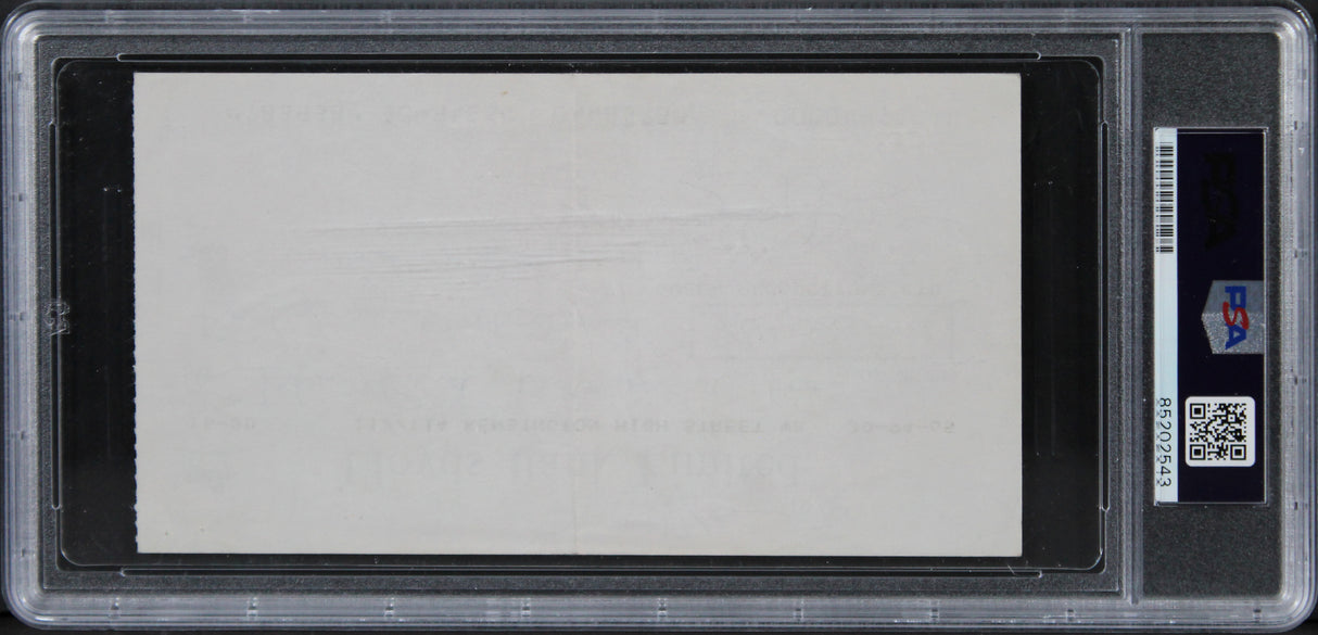 Queen (4) Mercury, May, Deacon, Taylor Signed 1976 Bank Set Of 3 Checks PSA Slab