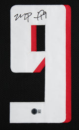 Michael Penix Jr. Authentic Signed Black Pro Style Framed Jersey BAS Witnessed