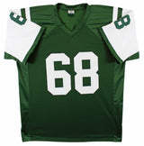 Kevin Mawae Authentic Signed Green Pro Style Jersey Autographed JSA