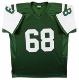 Kevin Mawae Authentic Signed Green Pro Style Jersey Autographed JSA