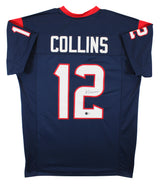 Nico Collins Authentic Signed Navy Pro Style Jersey Autographed BAS
