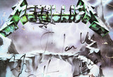 Metallica (4) Burton, Hetfield, Ulrich & Hammett Signed Album Cover BAS #AB91686
