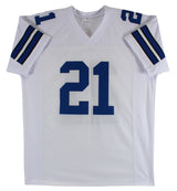 Ezekiel Elliott Authentic Signed White Pro Style Jersey BAS Witnessed