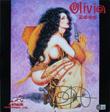 Olivia De Berardinis Heavy Metal Authentic Signed 1999 Art Calendar BAS #BA74069