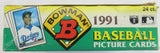 1991 Bowman Baseball CELLO Box ~ 24 Sealed Packs - Chipper Jones- Thome- Mussina