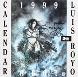Julie Strain Heavy Metal Authentic Signed 1999 Luis Royo Calendar BAS #BA74090