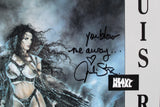 Julie Strain Heavy Metal Authentic Signed 1999 Luis Royo Calendar BAS #BA74090