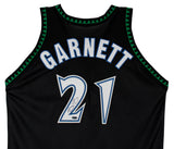 Kevin Garnett Signed 1998-99 Game Worn Black Starter Jersey BAS & Steiner