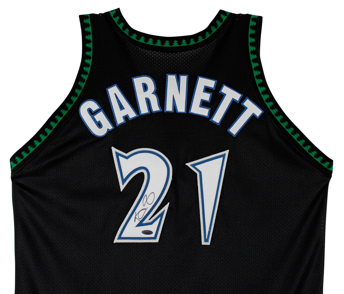 Kevin Garnett Signed 1998-99 Game Worn Black Starter Jersey BAS & Steiner