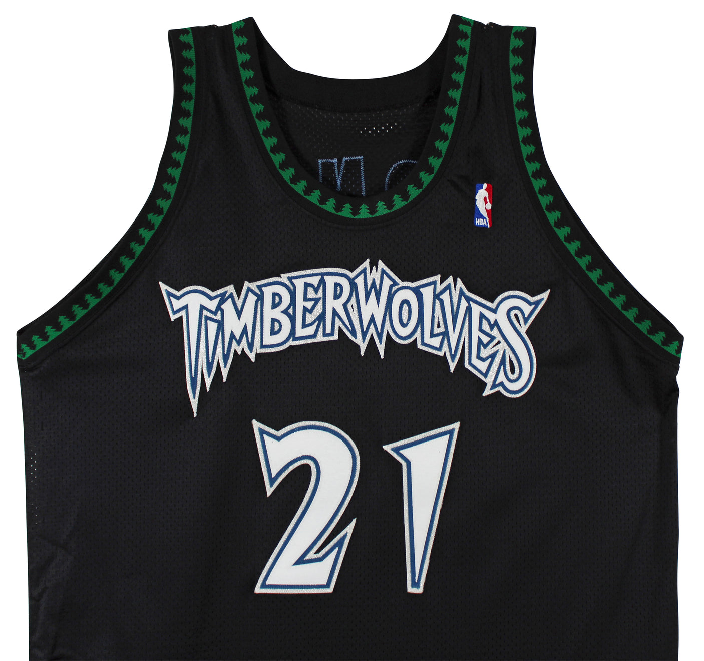 Kevin Garnett Signed 1998-99 Game Worn Black Starter Jersey BAS & Steiner