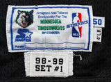 Kevin Garnett Signed 1998-99 Game Worn Black Starter Jersey BAS & Steiner