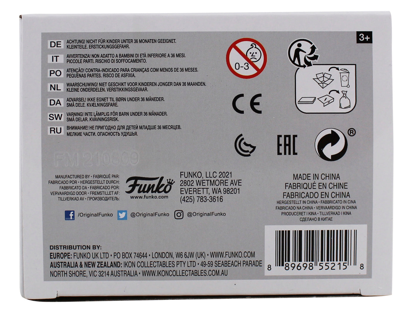 76ers Allen Iverson Authentic Signed HWC #102 Funko Pop Vinyl Figure BAS Witness