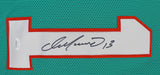 Dan Marino Authentic Signed Teal Pro Style Jersey Autographed JSA Witness