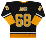 Jaromir Jagr Authentic Signed Black Pro Style Jersey Autographed JSA