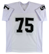Raiders Howie Long "HOF 00" Authentic Signed White Pro Style Jersey BAS Witness