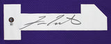 Fran Tarkenton "HOF 86" Signed Purple Pro Style Jersey BAS Witnessed #1W205271