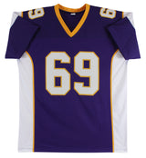 Jared Allen Authentic Signed Purple Pro Style Jersey Autographed BAS Witnessed