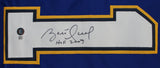 Brett Hull "HOF 2009" Authentic Signed Blue Pro Style Jersey BAS