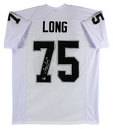 Howie Long Authentic Signed White Pro Style Jersey Autographed BAS Witnessed