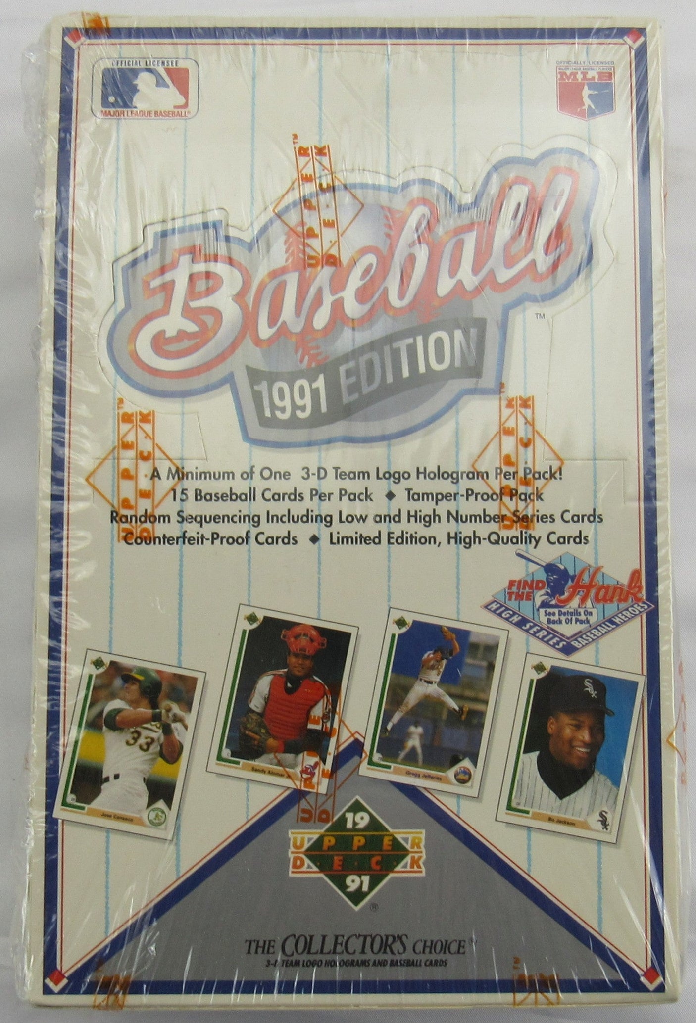 1991 Upper Deck Baseball Wax Box - Find the Hank Aaron Autograph