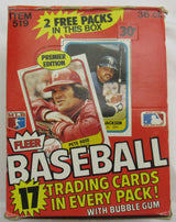 1981 Fleer Baseball Wax Box - 38 Pack Box - Clean Fresh Box