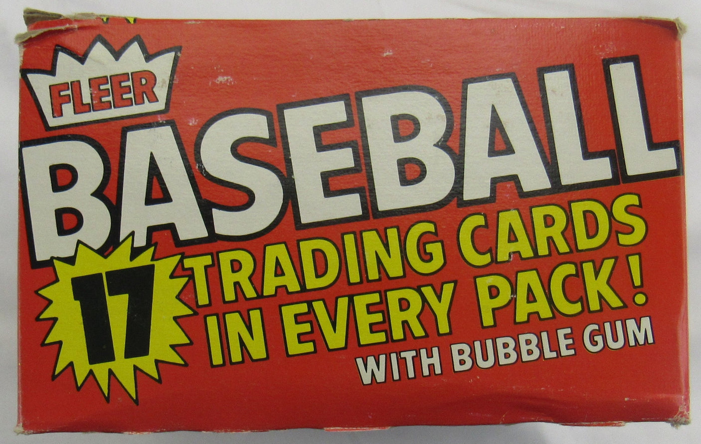 1981 Fleer Baseball Wax Box - 38 Pack Box - Clean Fresh Box