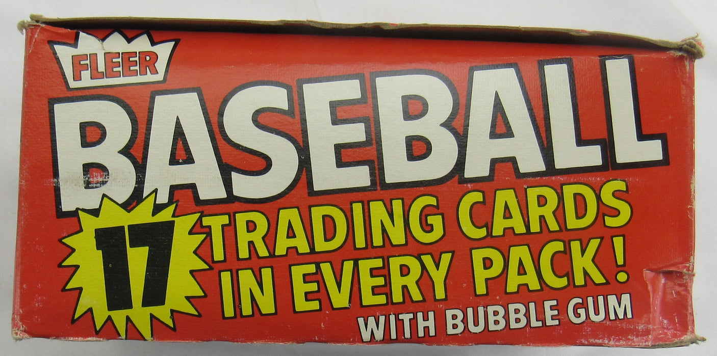1981 Fleer Baseball Wax Box - 38 Pack Box - Clean Fresh Box