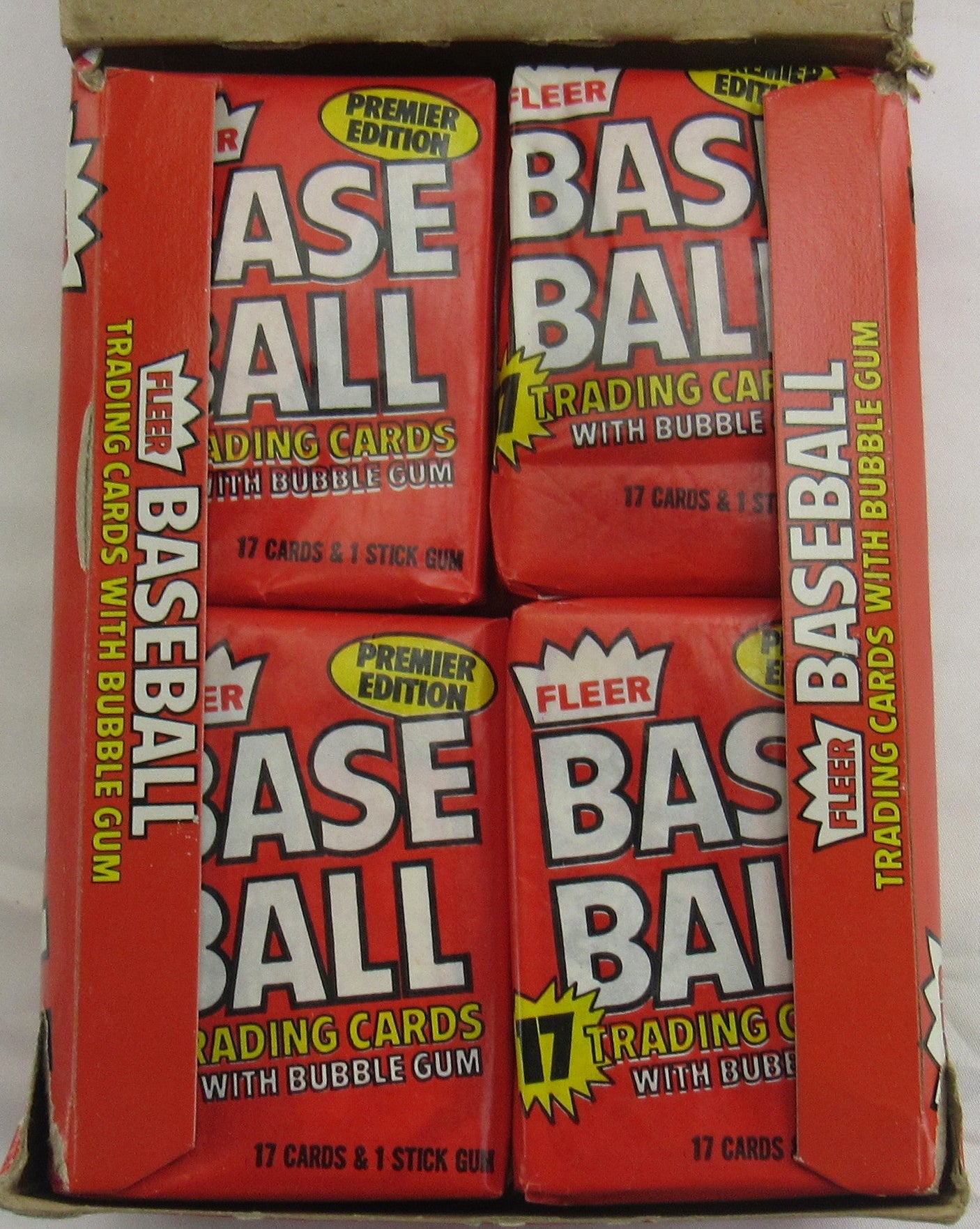 1981 Fleer Baseball Wax Box - 38 Pack Box - Clean Fresh Box