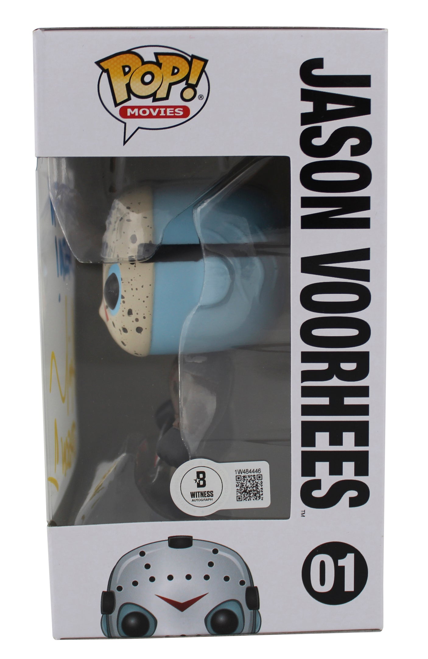 Ari Lehman "First F'n Jason" Signed Funko Pop Vinyl Figure w/ Yellow Sig BAS Wit