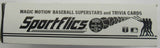 1986 Sportflics Baseball Foil Pack Box - 36 Ct