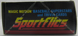 1986 Sportflics Baseball Foil Pack Box - 36 Ct
